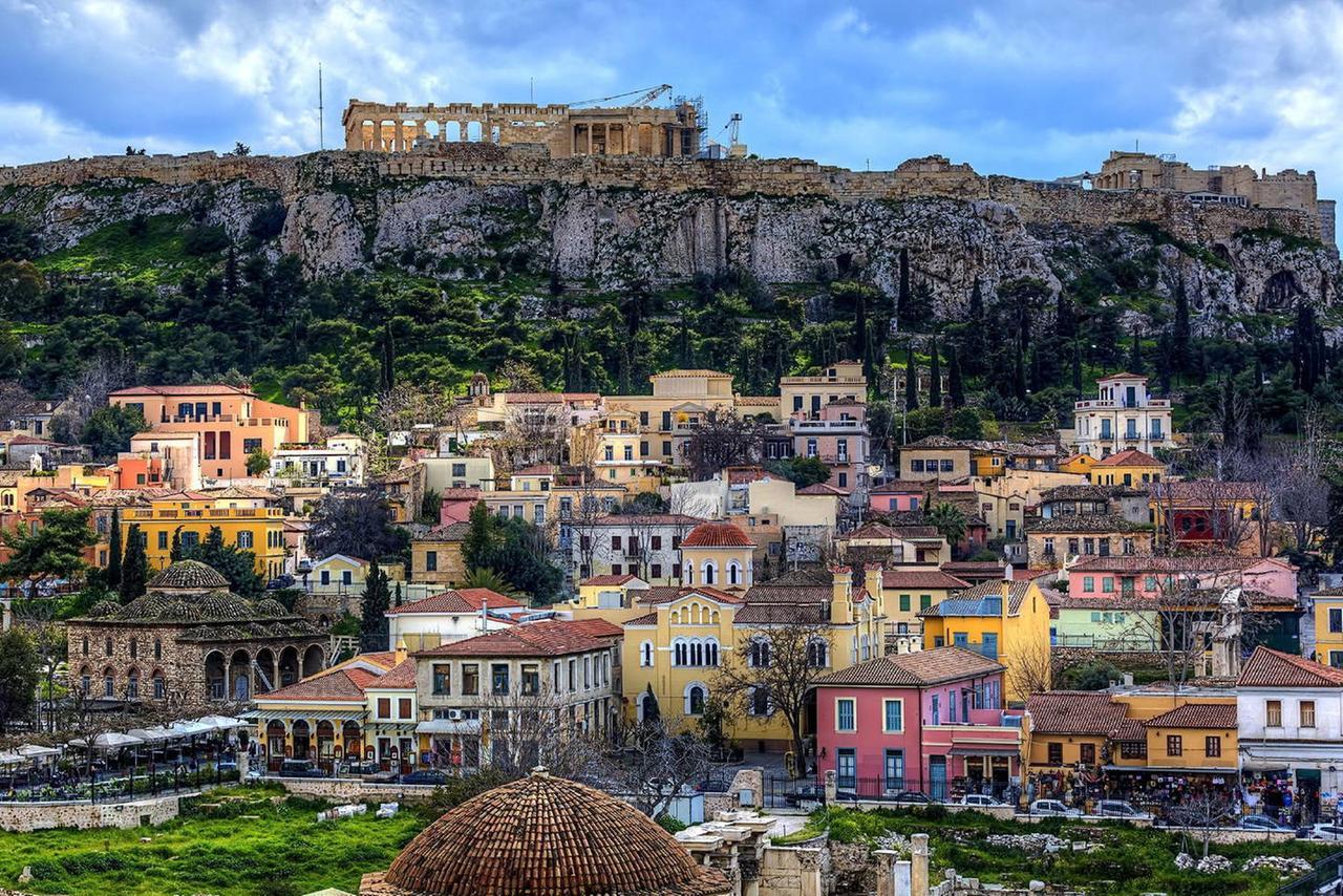 Pale Coloured Apt In Athens Historic Centre Kültér fotó